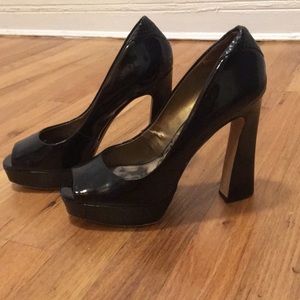 Sam Edelman Tacoma Black patent leather shoes
